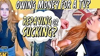 Debt4k. Remarkable Teen Dollface Has Passionate Sex