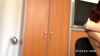 Redhead Amateur Bangs For Cash