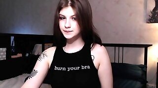 Amateur Brunette Teen Blowjob And Cumshot