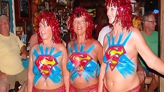 Naked Girls On The Street At Key West Fantasy Fest