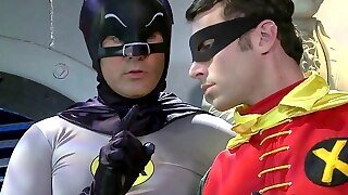 Tori Black Drilled In Threesome By Batman And Robin