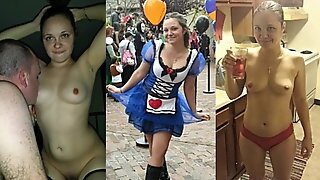 Young Mom Blow Husband And Friend
