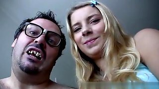 College Blondie Want Old Danish Chopper