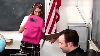 Sexy Foreign Exchange Student Rebel Lynn Banged By Teacher