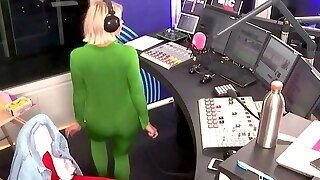 Julie Van Den Steen (belgian Celeb) Hot Suit Dance