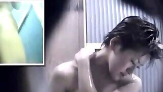 Beach Cabin Nubile Mates Shower