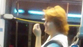 Bbc Dickflash White Mature( Look At Her Reactions)