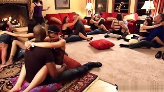 Amateur Swingers Go To Open Swing Club With Their Partners They Are Ready For Full Swap