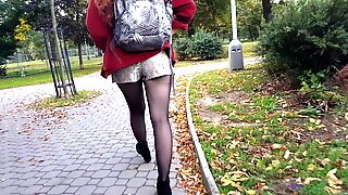 Hot Legs In Black Pantyhose