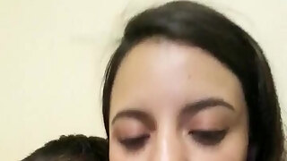 Colombian Couple Maileandrafaax (21) Sucks Breasts Bum Screw In On All Fours Blowing Knob   Ride