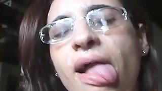 Spooge On Glasses