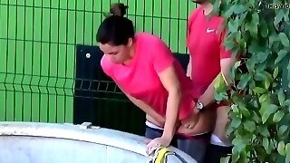 Lunchtime Quicky Behind The Warehouse