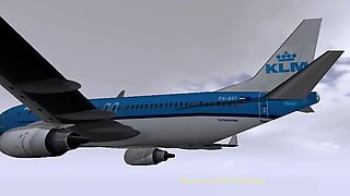 Hannah Exposed By Pilot